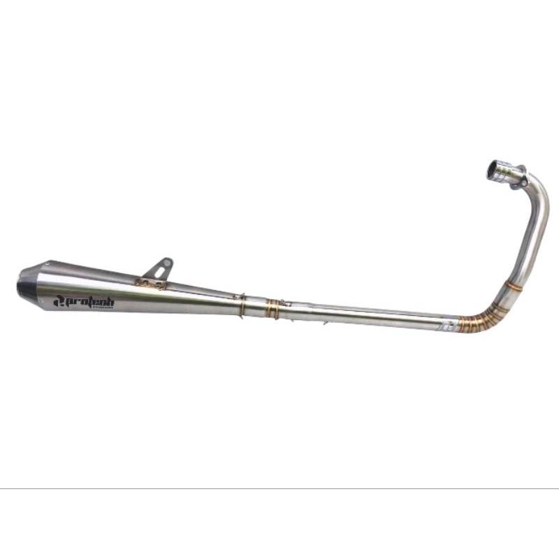 knalpot ORIGINAL PROTECH racing classic kawasaki w 175 STD SE w175 caferacer stiker logo emblem jok 