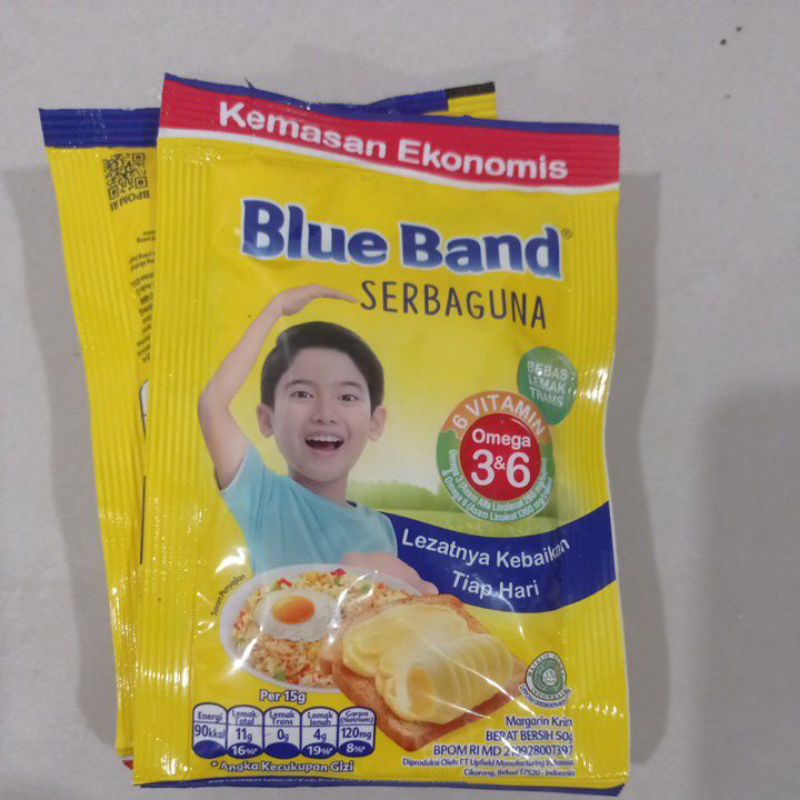 

Blue Band Ekonomis 50gr dapat 4pcs