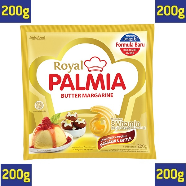 

Palmia Royal Butter Margarine Pack 200gr