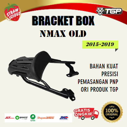 Bracket Box Sandaran Belakang Motor Locco Rear Bracket Box Aksesoris Variasi Yamaha NMAX Old 2015 - 