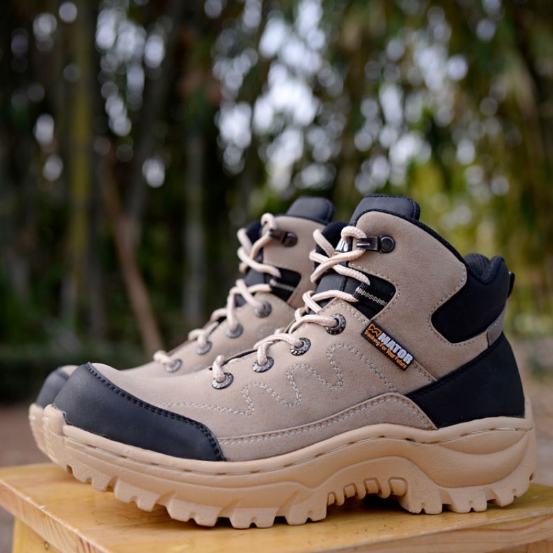 SEPATU SAFETY OUTDOR, SEPATU UJUNG BESI, SEPATU GUNUNG, SEPATU HIKING, SEPATU OUTDOR, SEPATU UJUNG B