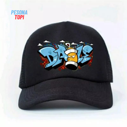 PESONA TOPI -Topi Jaring Pria Logo DAIZE - Topi Jaring Pria - Topi jaring kece- Topi Costume - Topi 