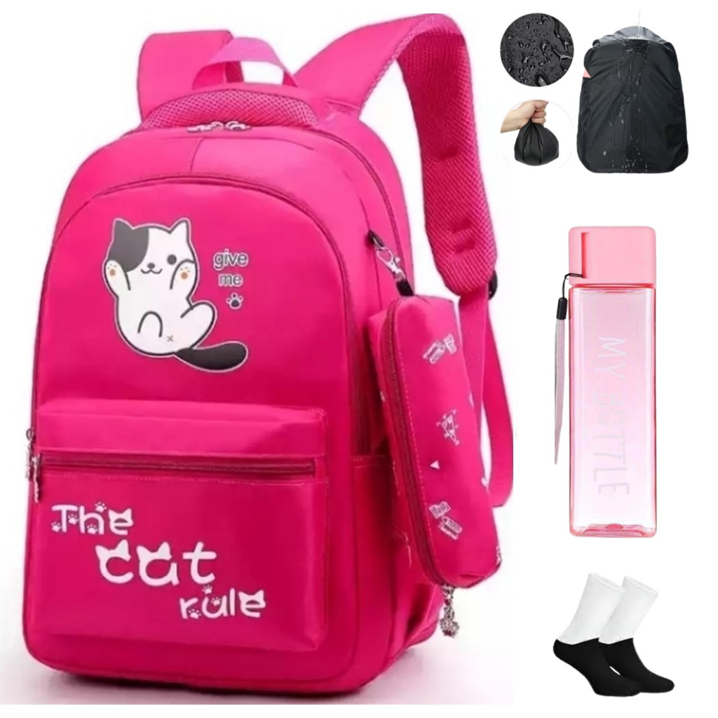 [ COD ] Tas Sekolah Perempuan SD / Tas Sekolah Anak SMP/ Tas Ransel Anak Perempuan / Tas Sekolah Ana