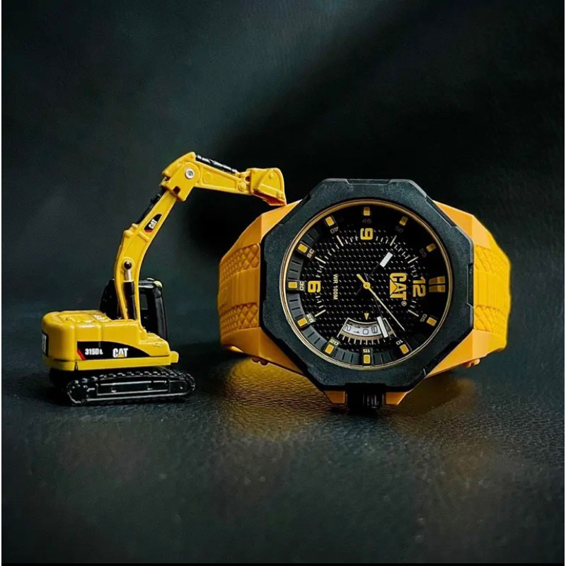 Jam Pria Caterpillar LM seri octagon