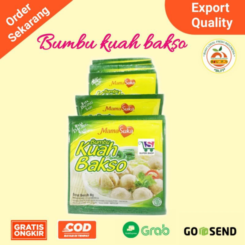 

MAMASUKA BUMBU KUAH BAKSO SACHET ( 8gr )