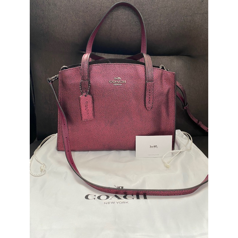 coach charlie carryall preloved