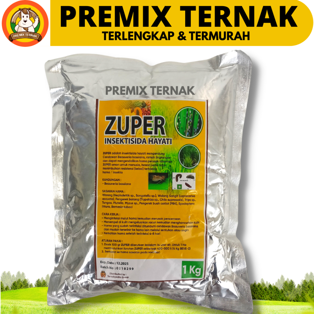 ZUPER BUBUK 1 kg - Insektisida Organik - Insektisida Hayati - Pembasmi Hama Pertanian - Insektisida 