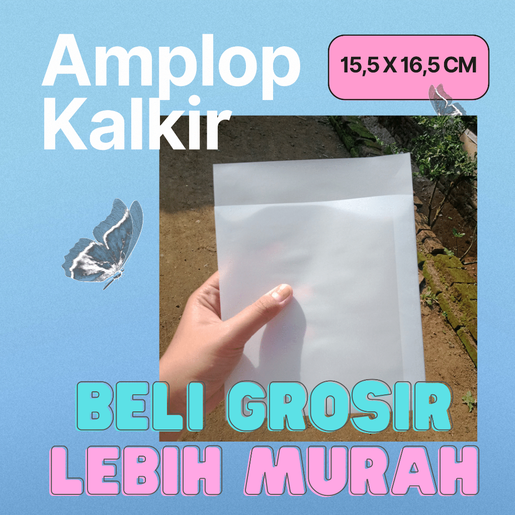 

AKL002 Amplop Kalkir Transparan Premium Undangan Pernikahan | Amplop Souvenir Packaging Online Shop