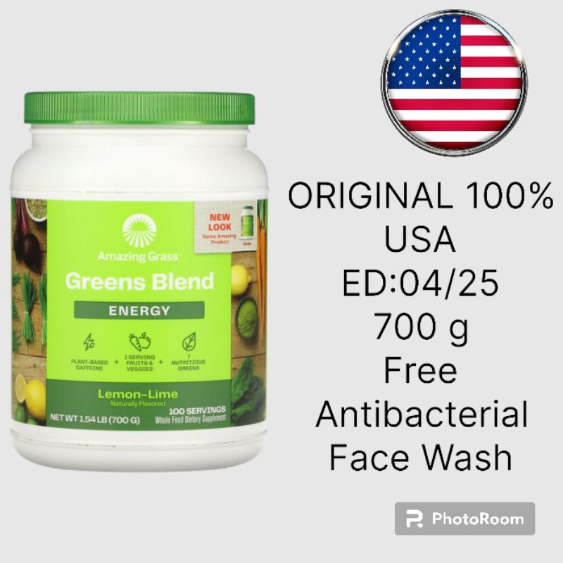 

Amazing Grass Greens Blend Superfood, The Original, 1.76 Ib (800 g) PRE-ORDER USA