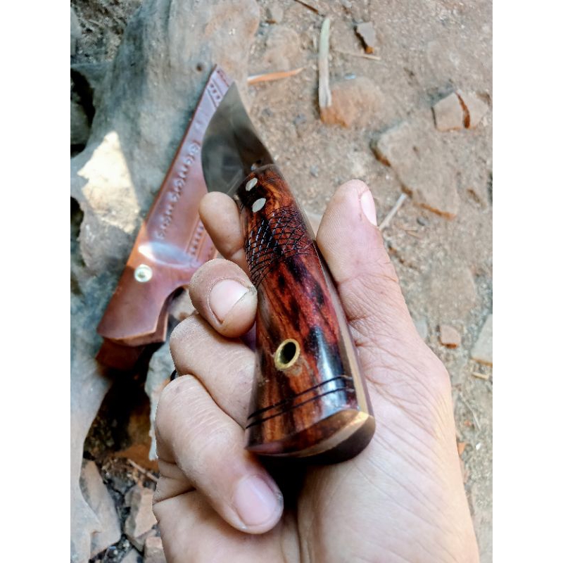 pisau daging seset kulit sapi