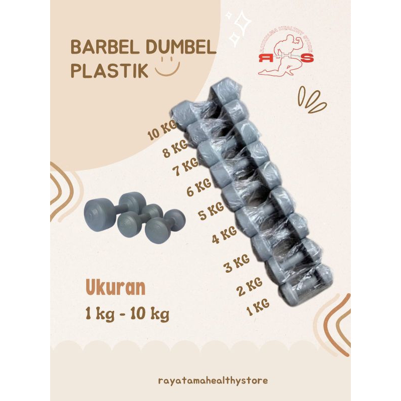 Barbel Plastik 10Kg