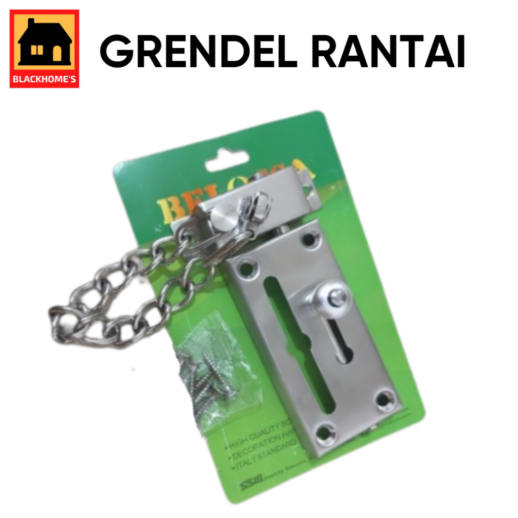 Grendel Rantai | Kunci Pintu Rantai | Grendel Pintu Slot | Kunci Selot | Grendel Slot MURAH