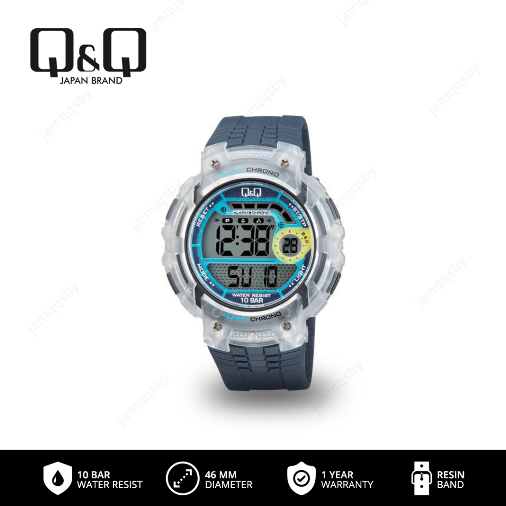 Q&Q QnQ QQ Original Jam Tangan Pria Digital - G20 G20A Tahan Air 10 BAR