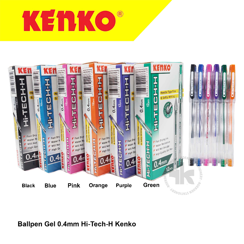 

Kenko Hi-TECH-H Ballpen Gel 0.4mm