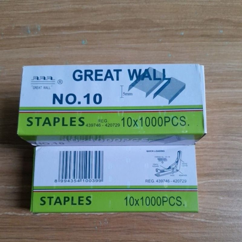 

Isi staples great wall no 10