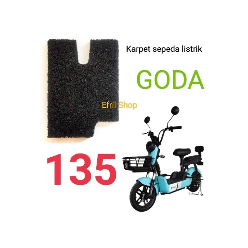 ⭐⭐⭐⭐⭐ Karpet sepeda motor listrik GODA 135 Golden honey
