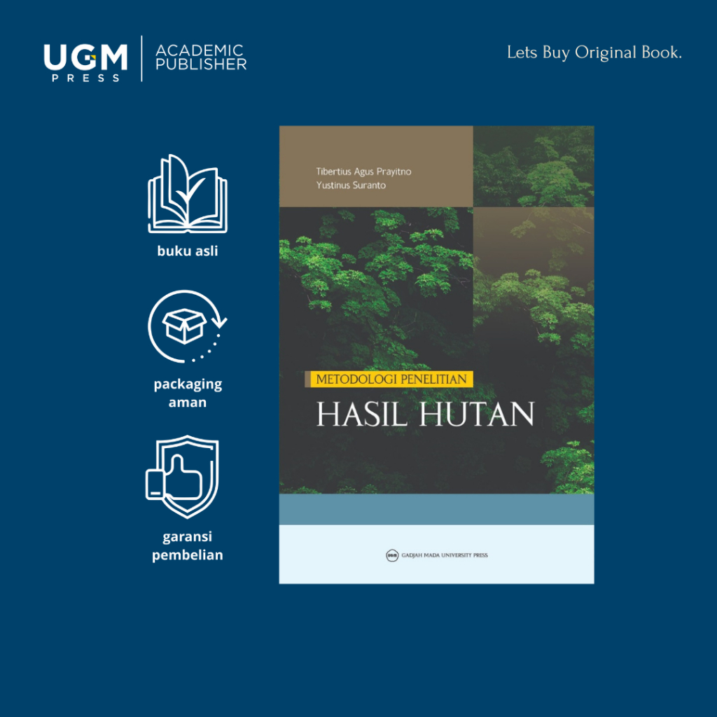 UGM Press Buku Original Metodologi Penelitian Teknologi Hasil Hutan Edisi Kedua