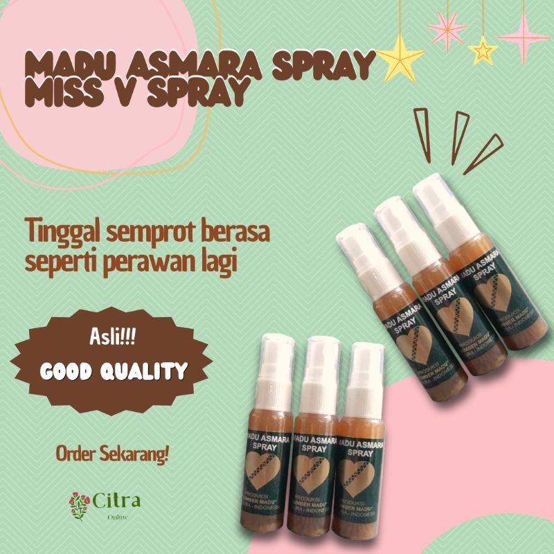 PERAPAT MISS V MADU ASMARA SPRAY RAMUAN MADURA RAPET WANGI KEWANITAAN VAGINA V SPRAY