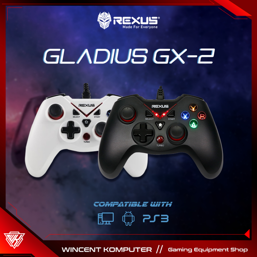 GAMEPAD ANDROID+PC+PS3 REXUS GLADIUS GX2 / GX 2