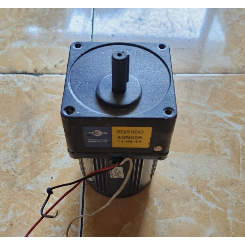 Ac Motor Gearbok 220V Ratio 1 : 50 25Rpm 25Watt