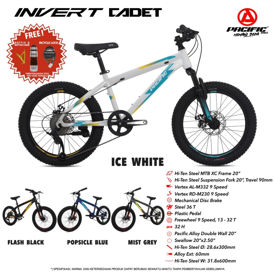 SEPEDA MTB 20" PACIFIC INVERT CADET