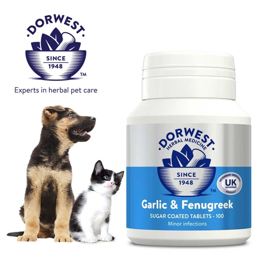 Dorwest Garlic & Fenugreek - Dog Skin Supplement Vitamin Anjing 500tab