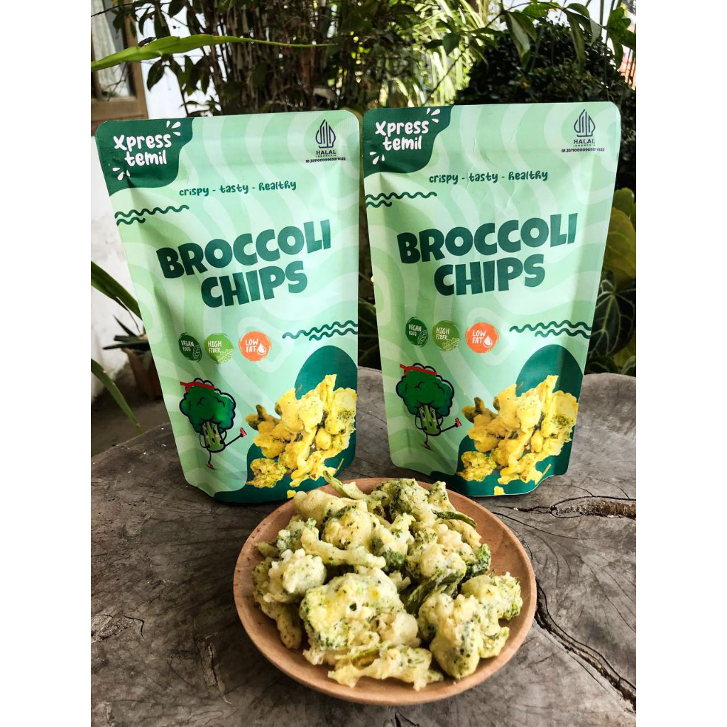 

Xpresstemilstore Keripik Broccoli Chips Pouch