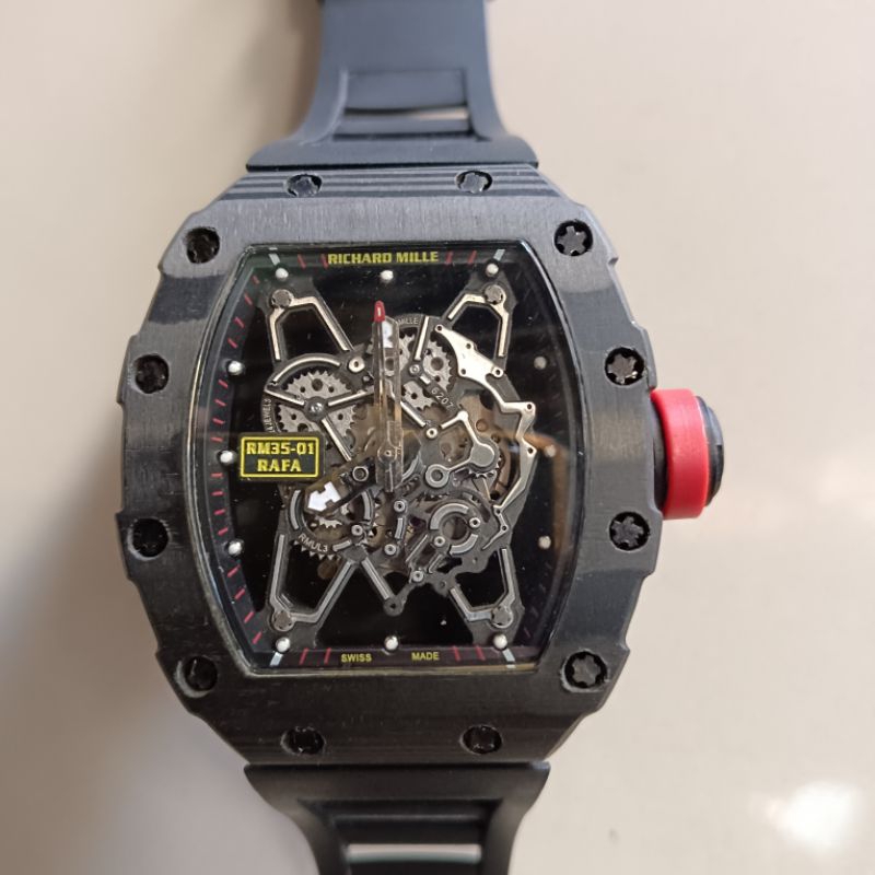 jam tangan RICHARD MILLE RM35-01 Rafa Carbon BEST CLONE