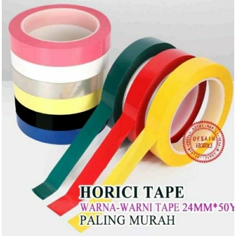 

Lakban Warna - Warni 24 mm X 50 Yard Premium harga Promo