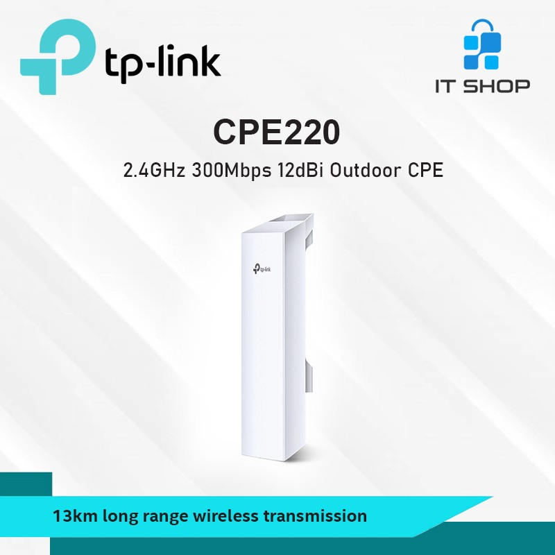 Access Point Outdoor TP-LINK 2.4GHz 300Mbps CPE220 / CPE 220 / CPE-220