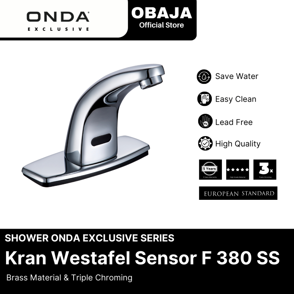 Onda Exclusive  Kran Wastafel Sensor F 380 SS Onda Exclusive/Kran Onda Exclusive