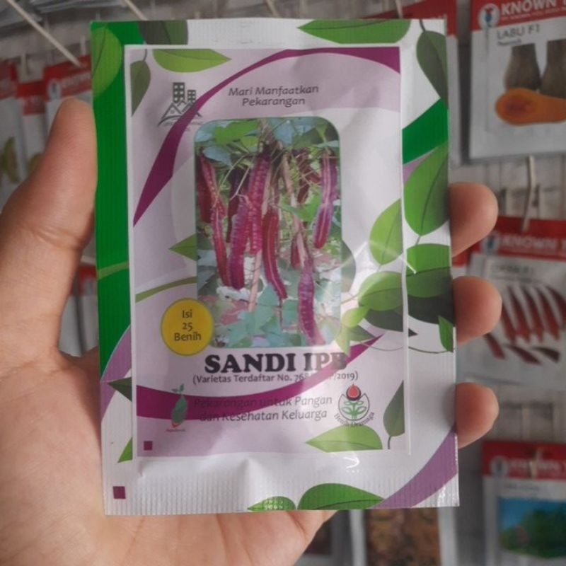 Benih Kecipir Ungu IPB Isi 25biji