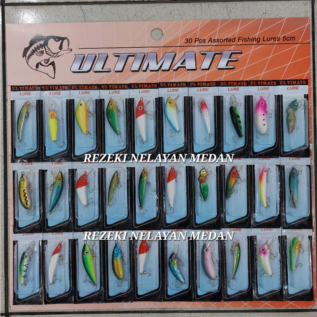 MINNOW SET / UMPAN HARD LURE ULTIMATE (30pcs)