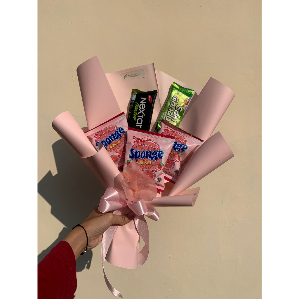

buket kolokium 32 snack poki wisuda bouquet snack instant