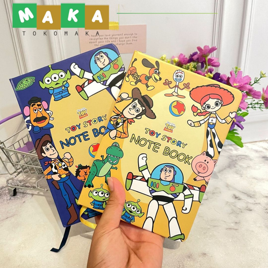

buku hardcover b5 toy story family buku catatan kecil notebook toy story buku binder kuliah