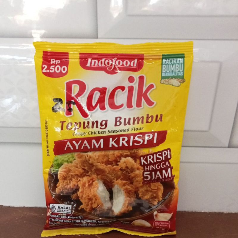 

racik tepung bumbu ayam krispi isi 6