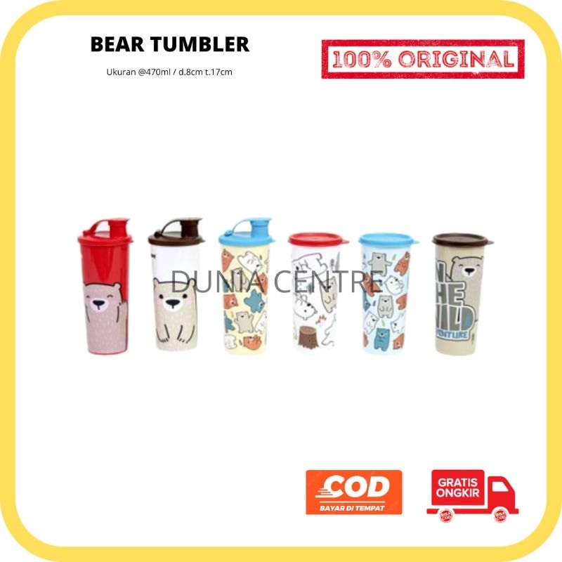 PROMO TUPPERWARE GELAS BEAR TUMBLER ORIGINAL