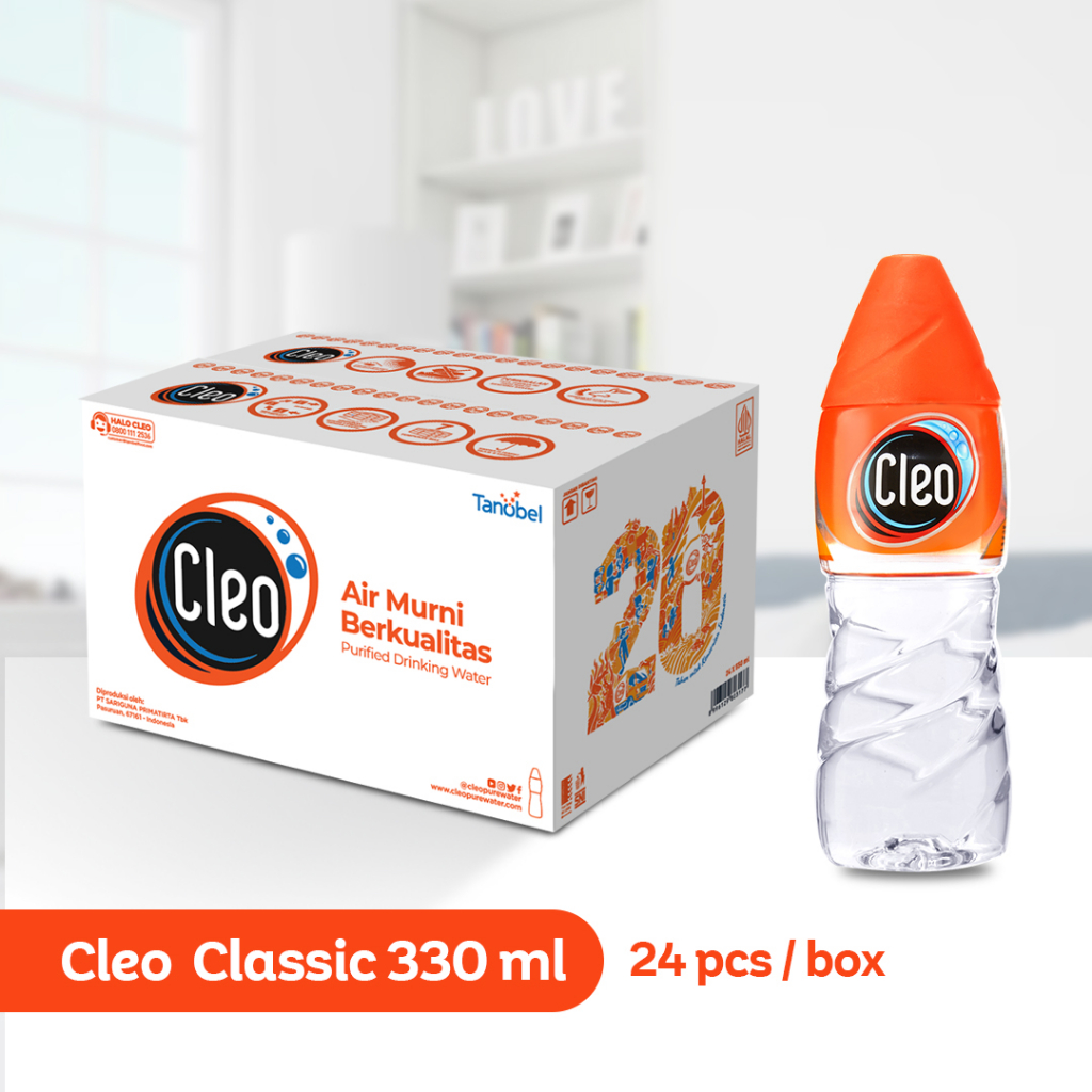 

Cleo Air Murni Classic 330ml (24pcs)