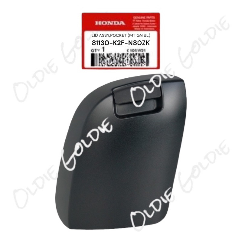 81130-K2F-N80ZK Cover Laci Kantong Hitam Doff Scoopy K2F 81130K2FN80ZK