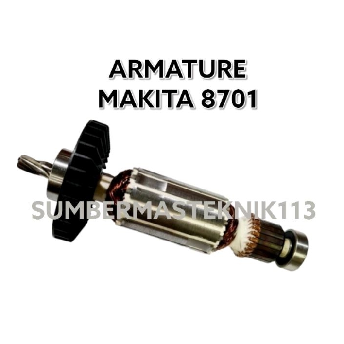 ARMATURE MAKITA M8701 B ANGKER ROTOR MESIN BOR MAKITA 13MM M 8701 B LAZARO