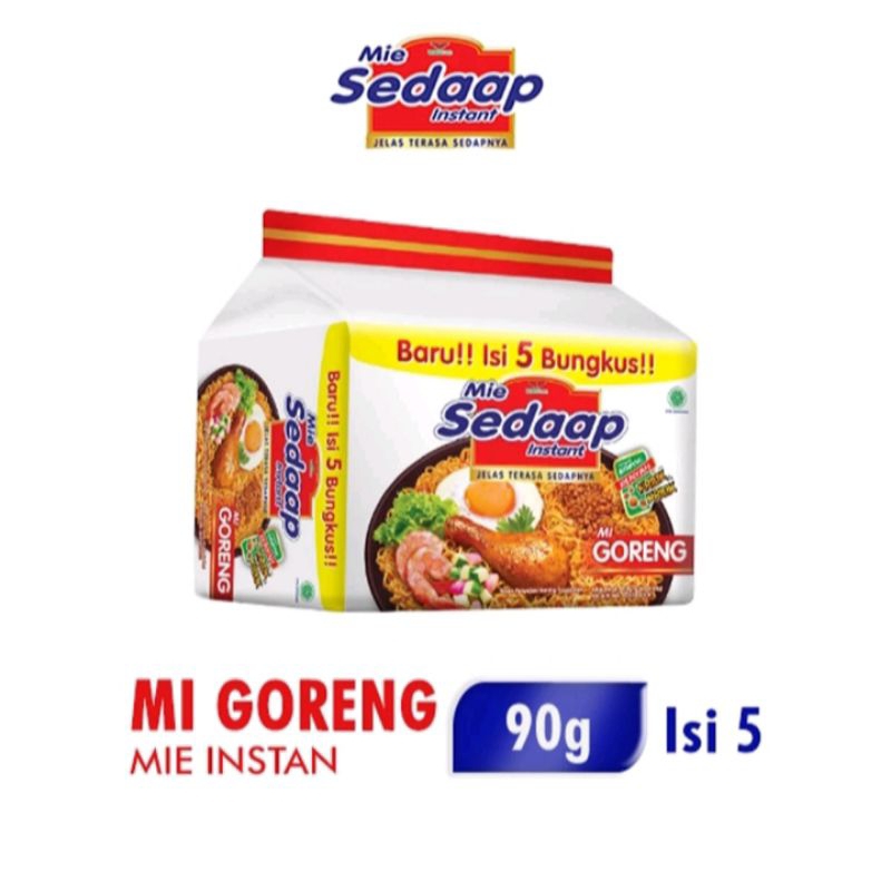 

MIE SEDAP GORENG TERBARU ISI 5 BUNGKUS