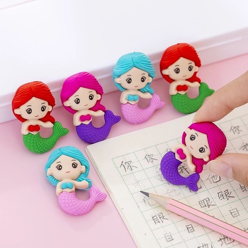 

MS | Penghapus duyung / penghapus mermaid / penghapus unik/ Mermaid eraser / penghapus lucu