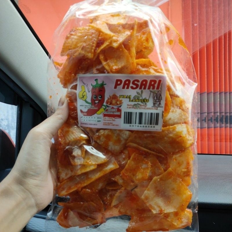 

Keripik Singkong Pedas PASARI Lampung