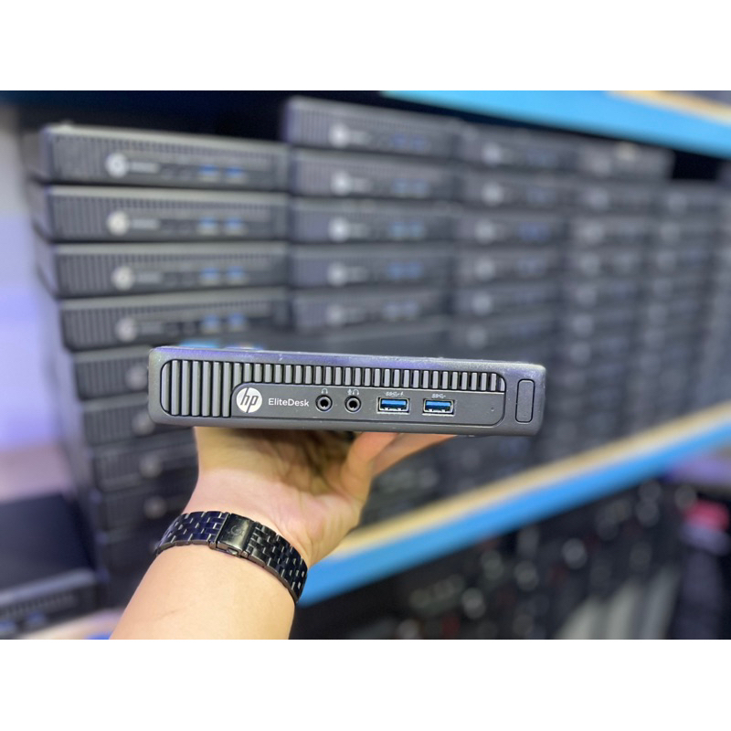 CPU PC MINI HP ELITEDESK 800 G1 G3220T GEN4 RAM 4GB SSD 128GB NORMAL SIAP PAKAI BERGARANSI