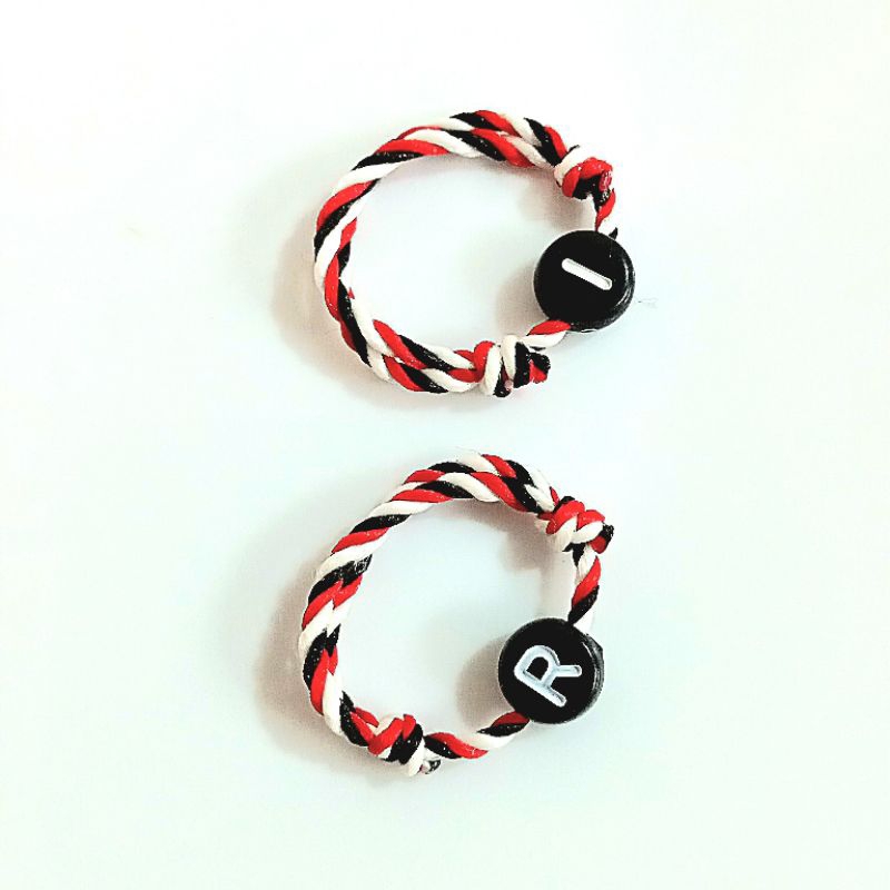 Cincin Inisial Tali Tridatu / Cincin Tali Tridatu / Cincin Couple Izora Zenata