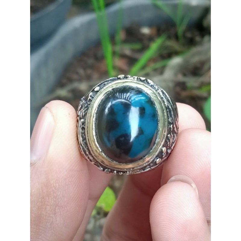 Natural Bacan Doko Majiko Totol ( Batu Akik Ternate - bukan fire opal kalimaya idocrase lumut sungai