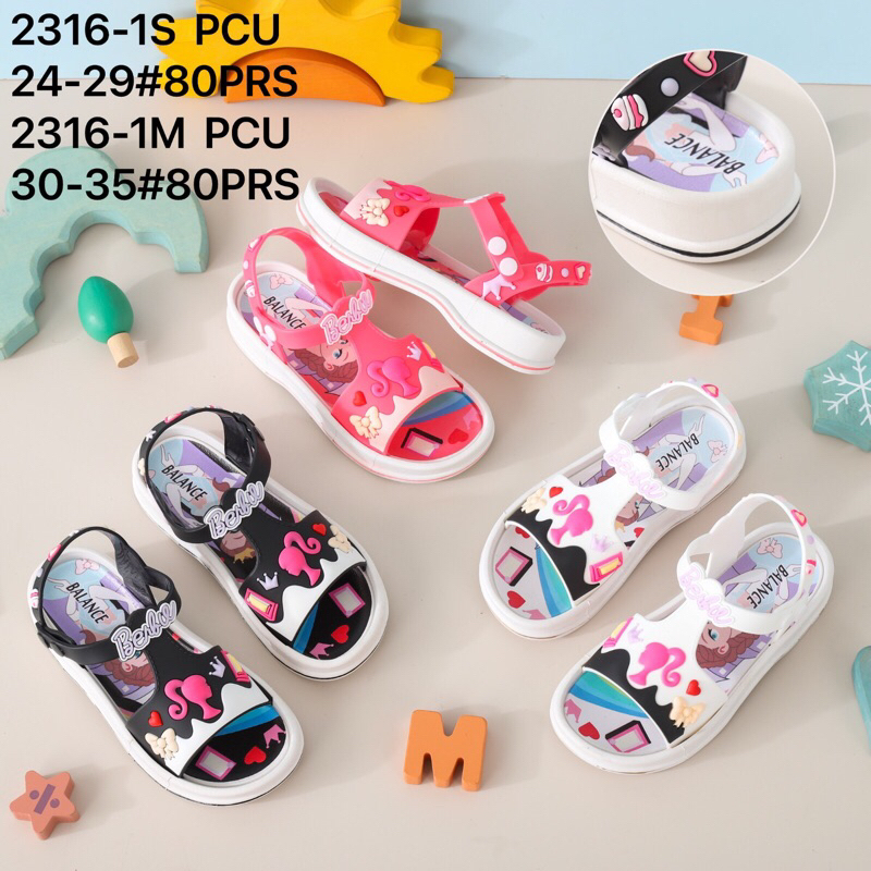 SANDAL BARBIE ANAK / SANDAL KOKOP TALI ANAK / SANDAL ANAK WANITA 2316
