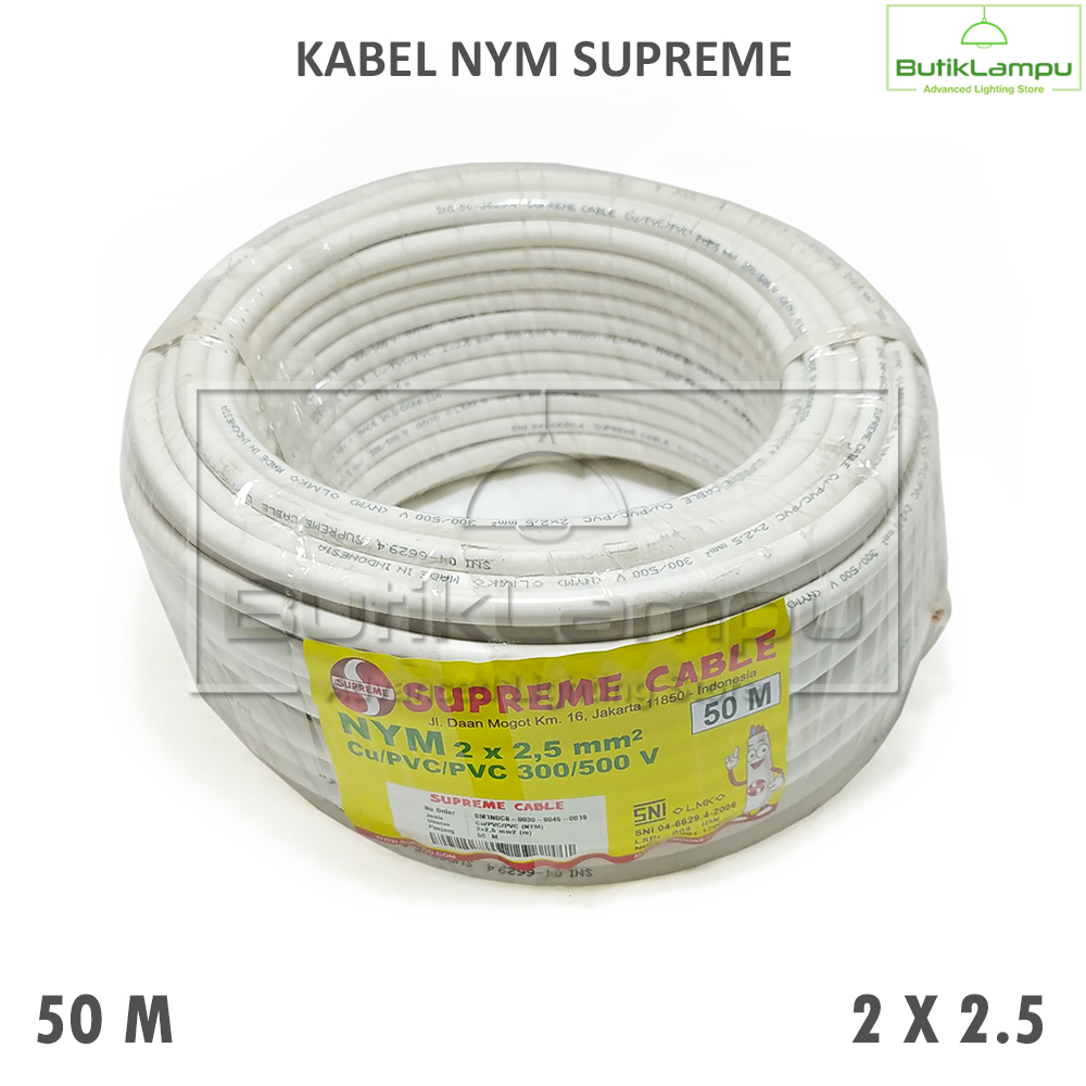 Kabel Supreme NYM 2 x 2.5 Roll 50 Meter