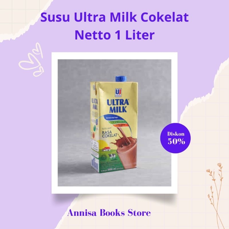 

ABS - Susu Cair Ultra Milk 1 Liter Cokelat/Full Cream