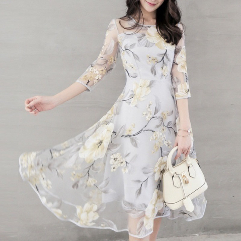 Organza dress party layer